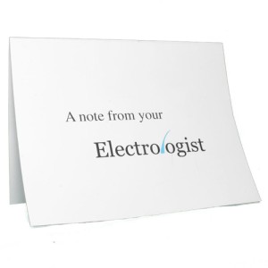 Electrologist Logo Note Cards